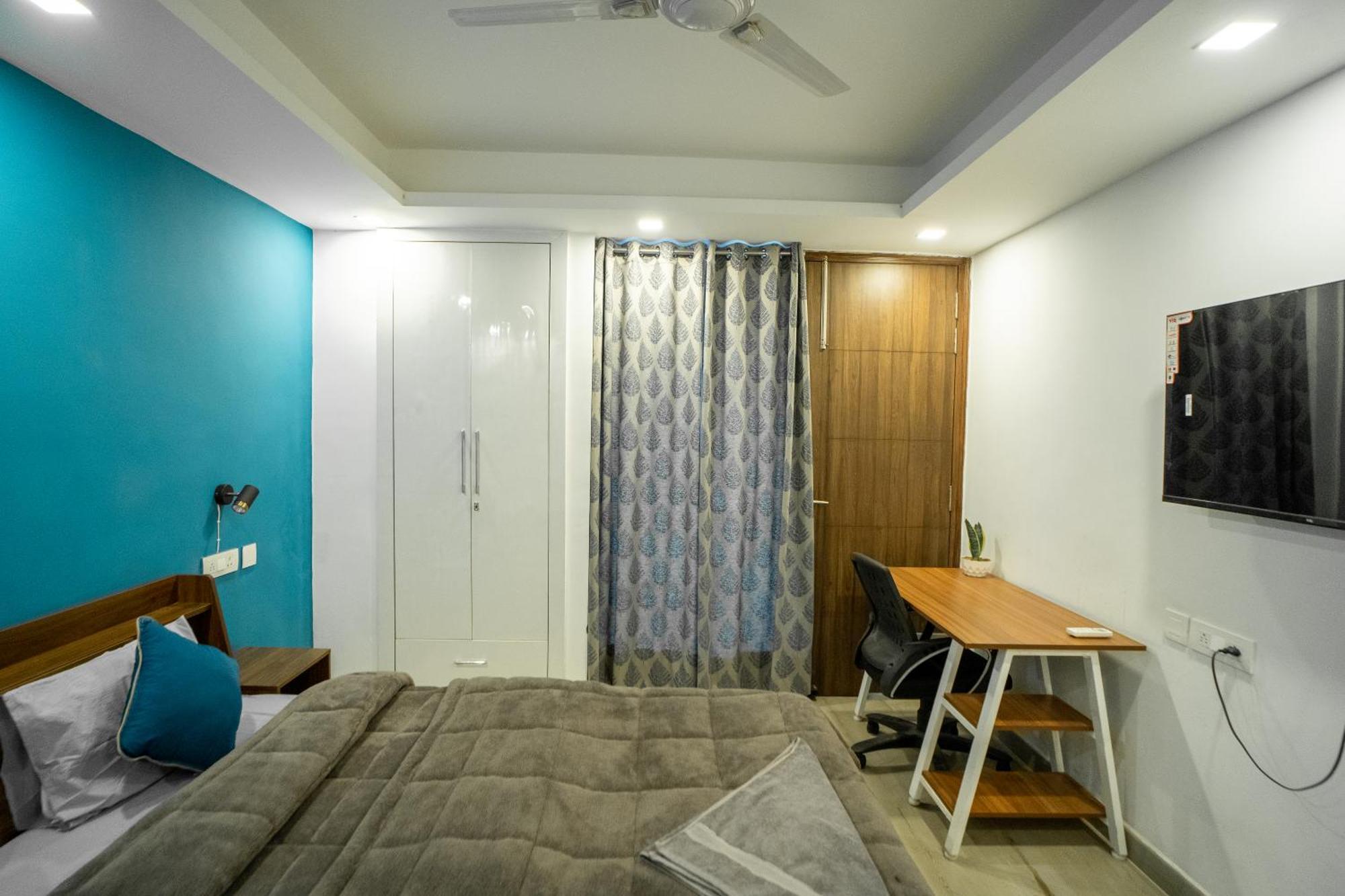 Flxho Uno - Serviced Apartment & Rooms - Golf Course Road Gurgaon Bagian luar foto